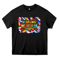 Black hispanic heritage flags Heavy Core Tee - BundleAndBundleShop