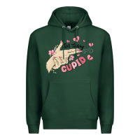 Sports Green not today cupid Premium Hoodie - MaliasSmallBusiness
