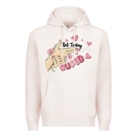 Pale Pink not today cupid Premium Hoodie - MaliasSmallBusiness