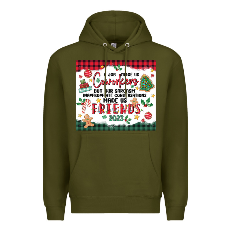 Christmas Coworkers Premium Hoodie by MaliasSmallBusiness | Teevron