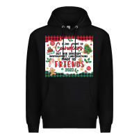 Black christmas coworkers Premium Hoodie - MaliasSmallBusiness