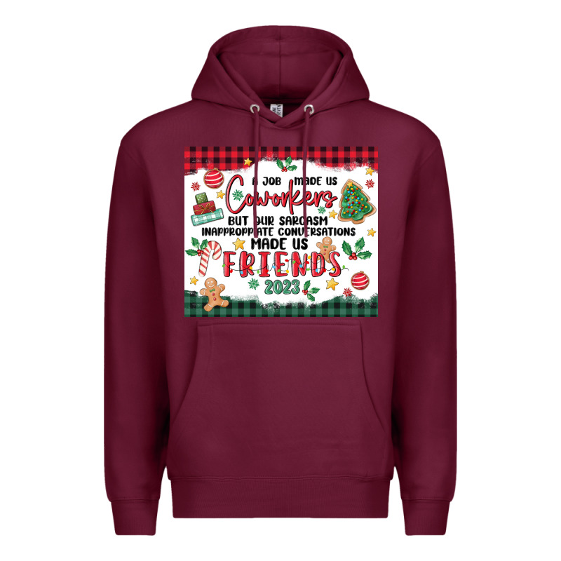 Christmas Coworkers Premium Hoodie by MaliasSmallBusiness | Teevron
