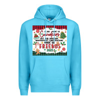 Ocean Blue christmas coworkers Premium Hoodie - MaliasSmallBusiness