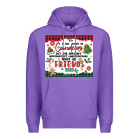 Purple christmas coworkers Premium Hoodie - MaliasSmallBusiness