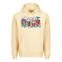Pina Colada nurse elements coffee cups Premium Hoodie - MaliasSmallBusiness