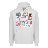 Dove Grey sewing Premium Hoodie - MaliasSmallBusiness
