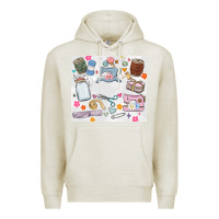Oatmeal Heather sewing Premium Hoodie - MaliasSmallBusiness