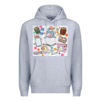 Heather Grey sewing Premium Hoodie - MaliasSmallBusiness