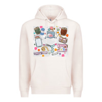 Pale Pink sewing Premium Hoodie - MaliasSmallBusiness