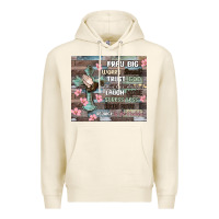 Tofu pray big worry small trust god Premium Hoodie - MaliasSmallBusiness