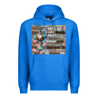 True Royal pray big worry small trust god Premium Hoodie - MaliasSmallBusiness