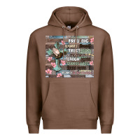Chestnut pray big worry small trust god Premium Hoodie - MaliasSmallBusiness