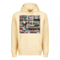 Pina Colada pray big worry small trust god Premium Hoodie - MaliasSmallBusiness