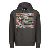 Smoke pray big worry small trust god Premium Hoodie - MaliasSmallBusiness