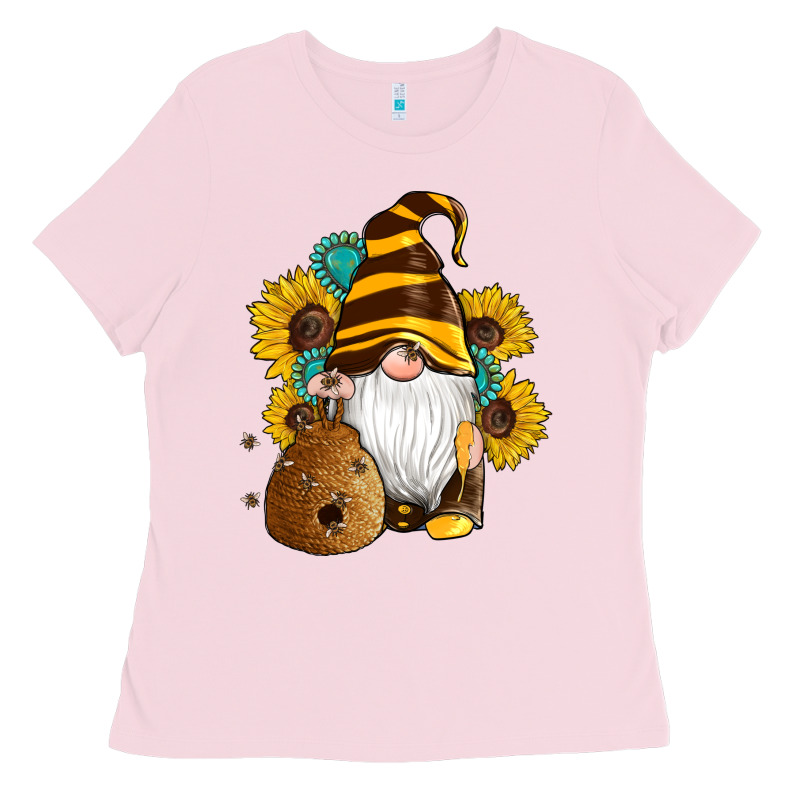 Western Bee Gnomes Beehive Honey Sunflowers Gemstone Ladies Tee by Artiststas | Teevron