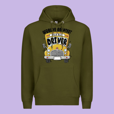 Premium Hoodie worlds greatest school bus driver