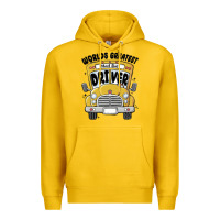 Lemon worlds greatest school bus driver Premium Hoodie - MaliasSmallBusiness