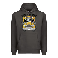 Smoke worlds greatest school bus driver Premium Hoodie - MaliasSmallBusiness