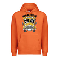 Carrot worlds greatest school bus driver Premium Hoodie - MaliasSmallBusiness