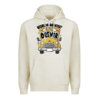 Oatmeal Heather worlds greatest school bus driver Premium Hoodie - MaliasSmallBusiness