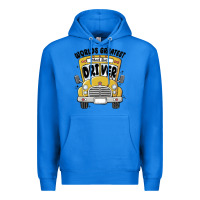 True Royal worlds greatest school bus driver Premium Hoodie - MaliasSmallBusiness