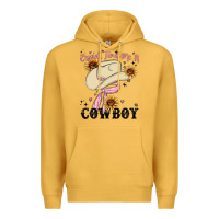 Mustard cupid find me a cowboy Premium Hoodie - MaliasSmallBusiness
