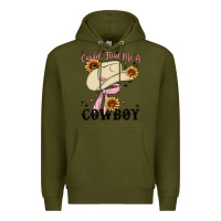 Army Green cupid find me a cowboy Premium Hoodie - MaliasSmallBusiness