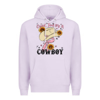Lilac cupid find me a cowboy Premium Hoodie - MaliasSmallBusiness