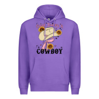 Purple cupid find me a cowboy Premium Hoodie - MaliasSmallBusiness