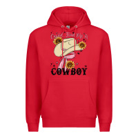 Red cupid find me a cowboy Premium Hoodie - MaliasSmallBusiness