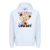 White cupid find me a cowboy Premium Hoodie - MaliasSmallBusiness