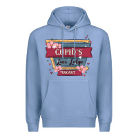 Colony Blue cupid's love lodge Premium Hoodie - MaliasSmallBusiness