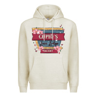 Oatmeal Heather cupid's love lodge Premium Hoodie - MaliasSmallBusiness