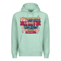 Seafoam cupid's love lodge Premium Hoodie - MaliasSmallBusiness