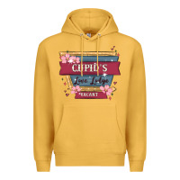 Mustard cupid's love lodge Premium Hoodie - MaliasSmallBusiness