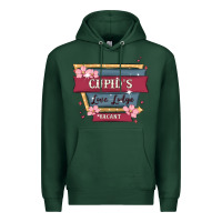 Sports Green cupid's love lodge Premium Hoodie - MaliasSmallBusiness