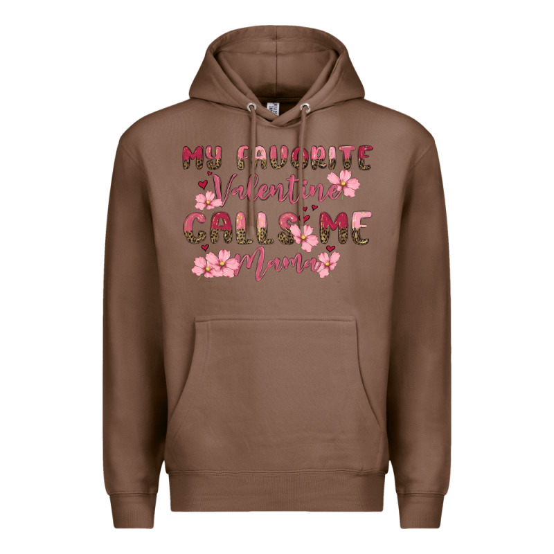 My Favorite Valentine Calls Me Mama Premium Hoodie by MaliasSmallBusiness | Teevron