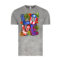 Cloud Rock puerto rico love Vintage Tee - Artiststas