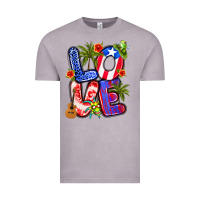 Vintage Zinc puerto rico love Vintage Tee - Artiststas