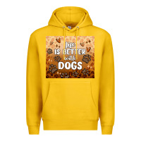Lemon life is better with dogs Premium Hoodie - MaliasSmallBusiness