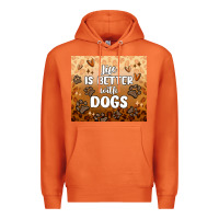 Carrot life is better with dogs Premium Hoodie - MaliasSmallBusiness