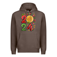Coffee happy new year 2024 Premium Hoodie - MaliasSmallBusiness
