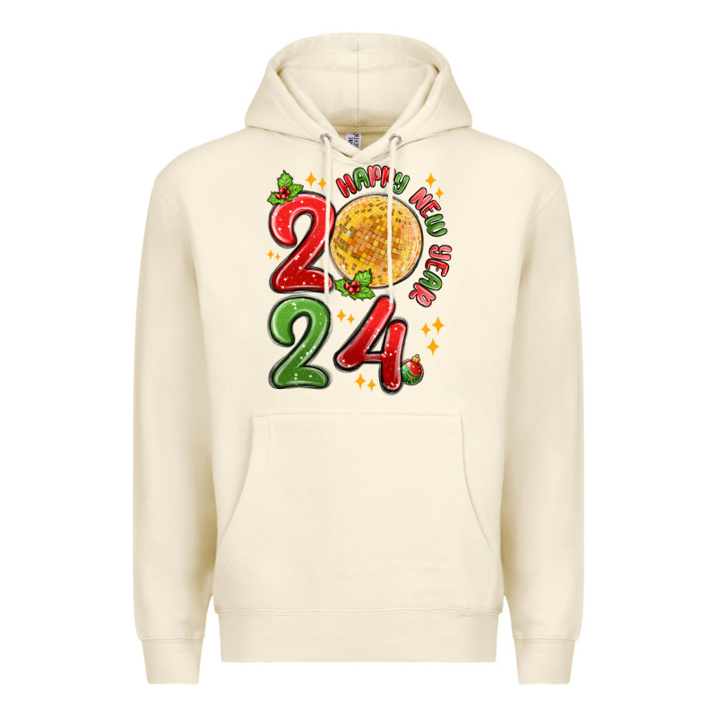 Happy New Year 2024 Premium Hoodie by MaliasSmallBusiness | Teevron