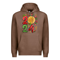 Chestnut happy new year 2024 Premium Hoodie - MaliasSmallBusiness