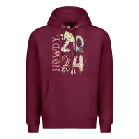 Burgundy howdy 2024 Premium Hoodie - MaliasSmallBusiness