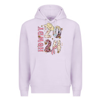 Lilac howdy 2024 Premium Hoodie - MaliasSmallBusiness