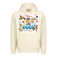 Sandshell life is better with dogs Premium Hoodie - MaliasSmallBusiness