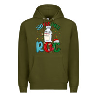 Army Green jingle bell roc Premium Hoodie - MaliasSmallBusiness