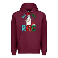 Burgundy jingle bell roc Premium Hoodie - MaliasSmallBusiness