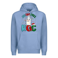 Colony Blue jingle bell roc Premium Hoodie - MaliasSmallBusiness